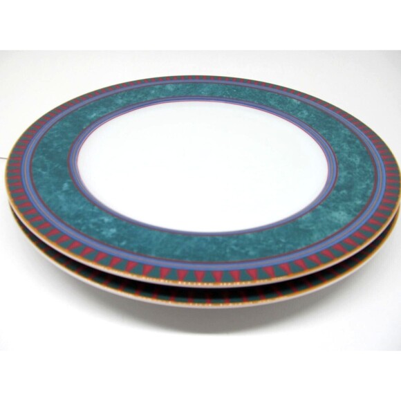 Mikasa La Scala Set Of 2 Vintage 10 3/4" Dinner Plates - Picture 7 of 8